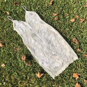 HOUSE OF CB WHITE LACE DRESS